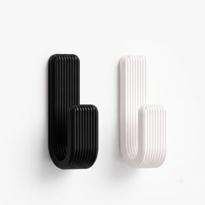 Ganchos Toalheiro de Parede Cabide Moderno Minimalista para Banheiro REFORÇADO COM DUPLA FACE