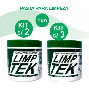 Kit Pasta Limpeza Pesada Limp Tek 500g uso doméstico ou profissional aplicação a seco multiuso