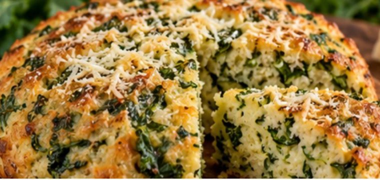 Pão de couve e parmesão - receita low carb