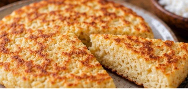 Pão de frigideira de coco - receita low carb