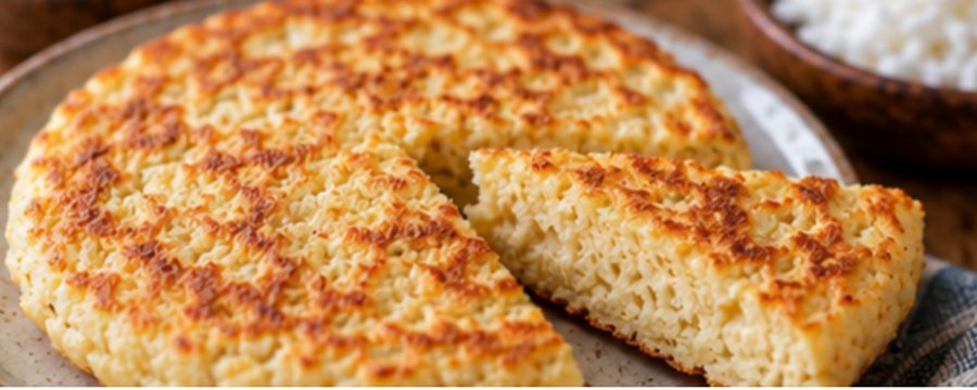 Pão de frigideira de coco - receita low carb