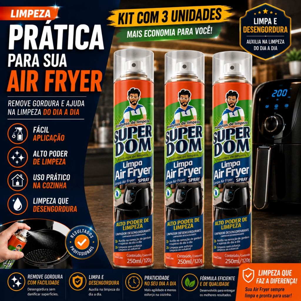 Kit Limpa Air Fryer A Facilidade De Limpeza Após Uso Para Sua Air Fryer Uso Diário Pronta Para Uso