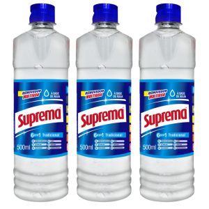 Removedor Perfumado Suprema Tradicional 500ml Kit 03 Unidades