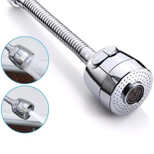 Extensor De Torneira Para Cozinha 360º C/2 Tipos de Duchas Anti-respingo Inox