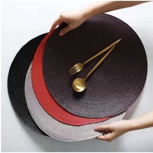 Kit 6 Peças Jogo Americano Redondo Sousplat Cozinha Jantar
