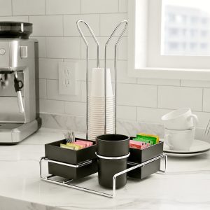Suporte para Copos Descartéveis 50ml 80ml Café Chá Colherzinha Sachês Cantinho Do Café - Stolf